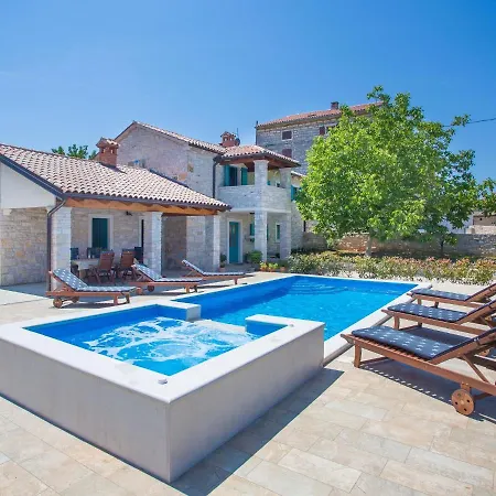 Villa Roofed In Istria With Private Pool Rajki